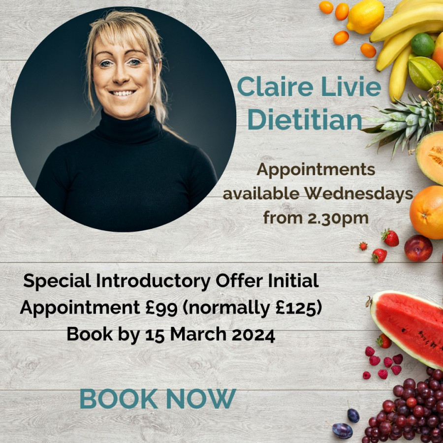 New Dietitian Service starts Wednesday 6 March 2024